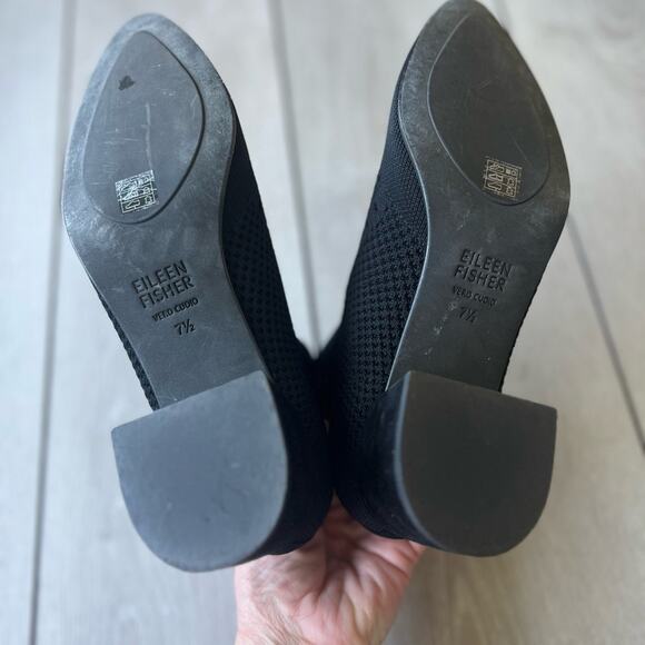 Eileen Fisher Stretch Knit Ankle Boot Bootie size 7.5 - Picture 5 of 5